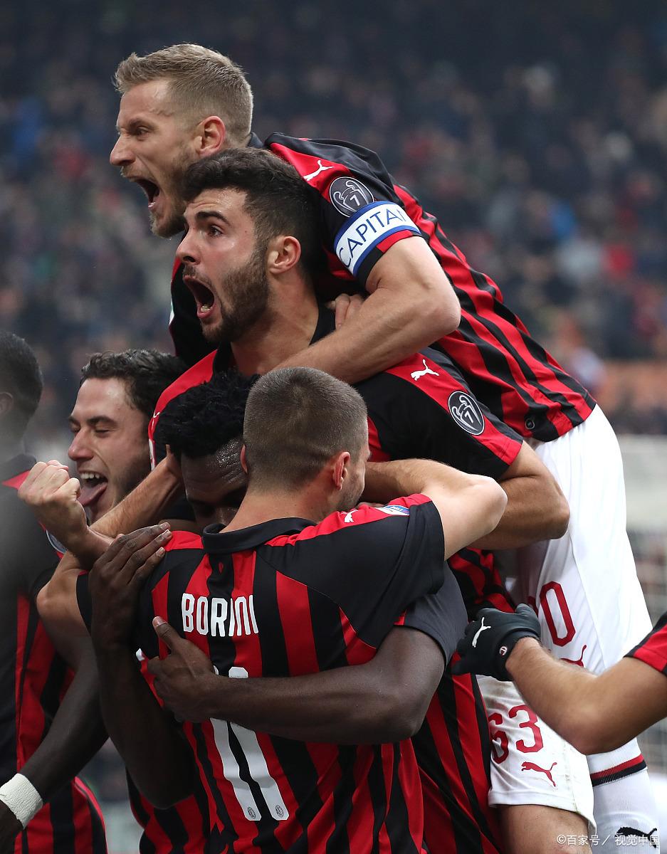 关于AC米兰大比分获胜，士气高涨的信息