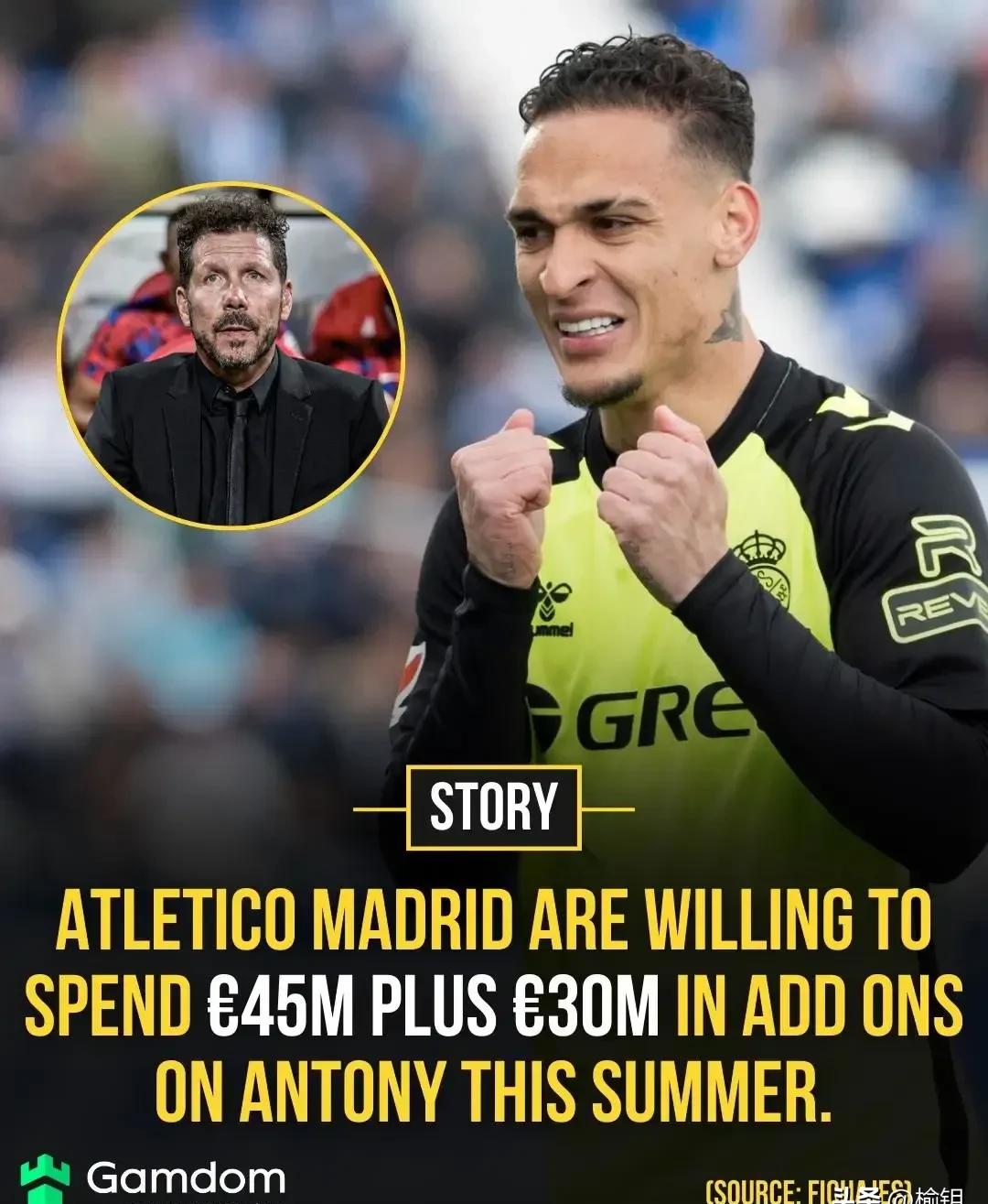 包含马德里竞技签下墨西哥射手，助攻法国前锋的词条